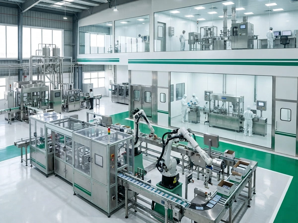 Pharmaceuticals and Bulk Drugs Cleanroom Facility in Gujarat